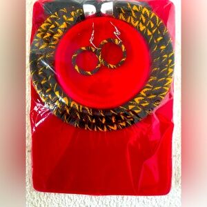 Ankara Necklace Set